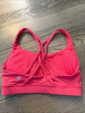 lululemon athletica Hot Pink Crisscross Sports Bra